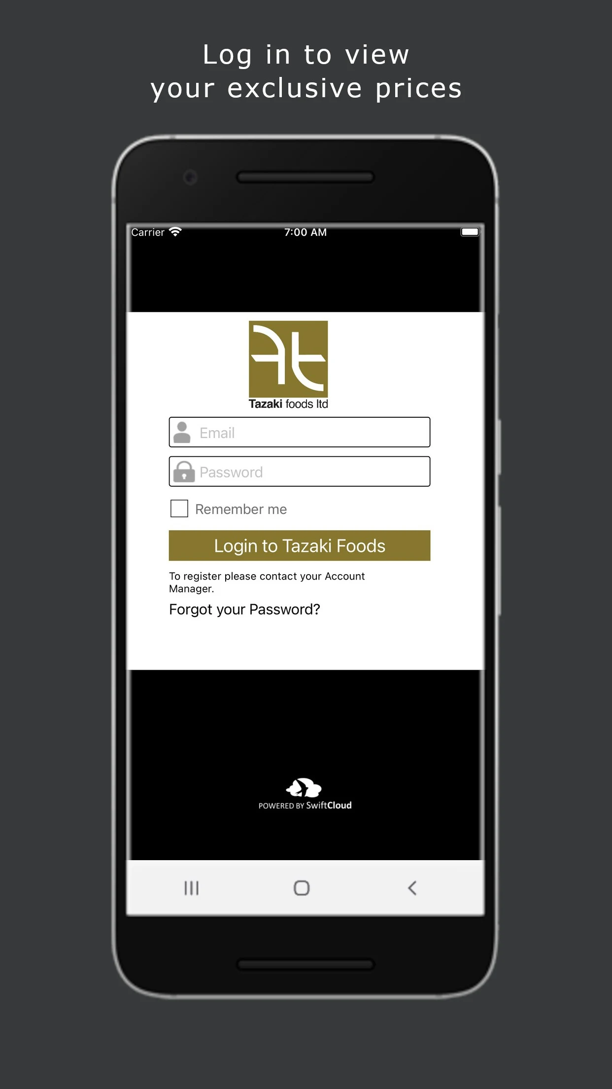 Tazaki Foods screenshot
